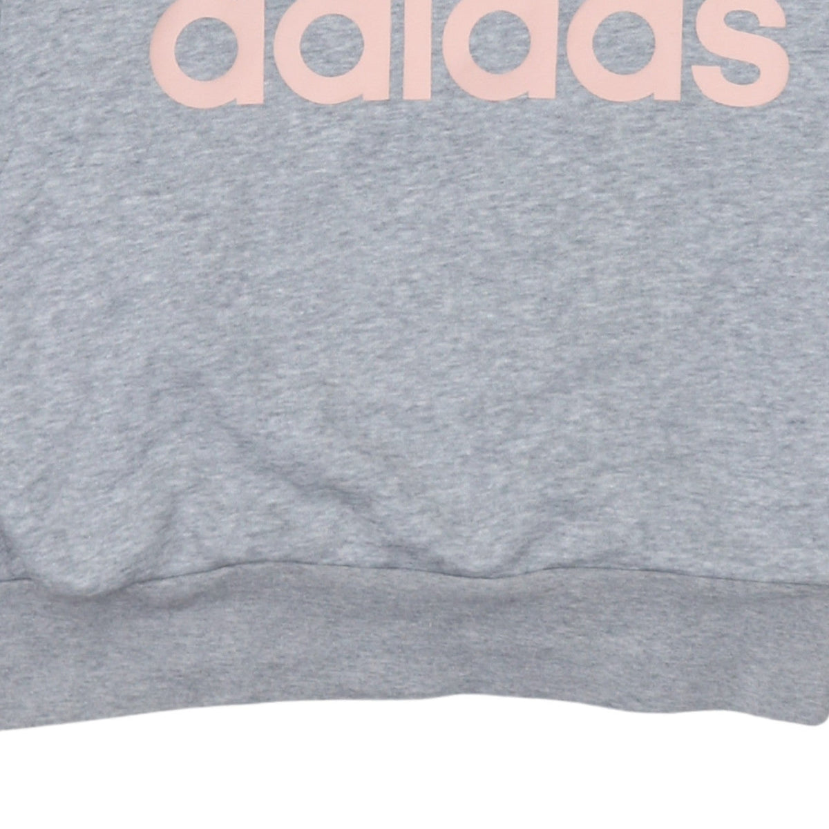 Adidas Womens Grey Pullover Hoodie Size S Casual Logo Sweatshirt