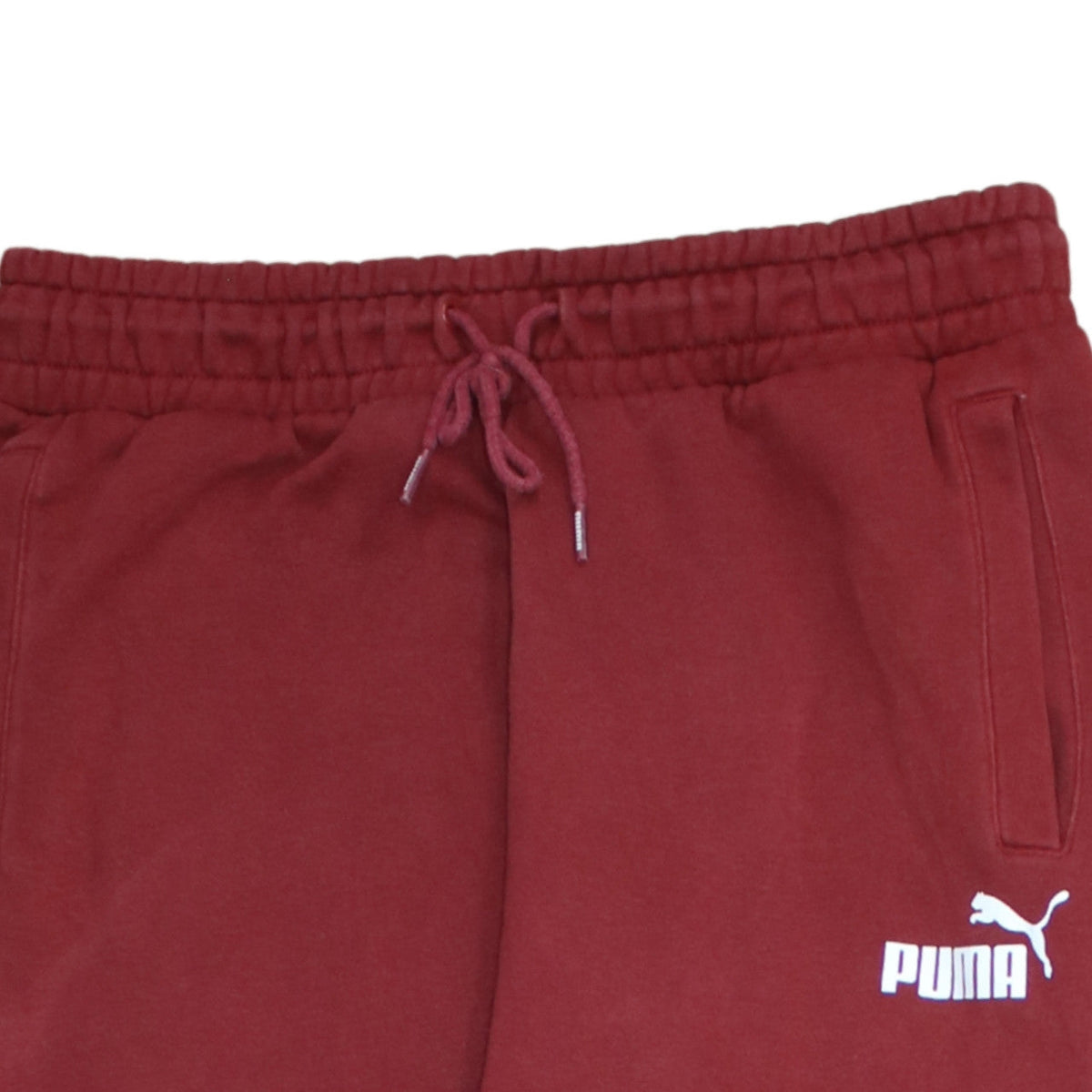 Puma Men's Red Jogger Trousers M Regular Fit Fleece Sweatpants