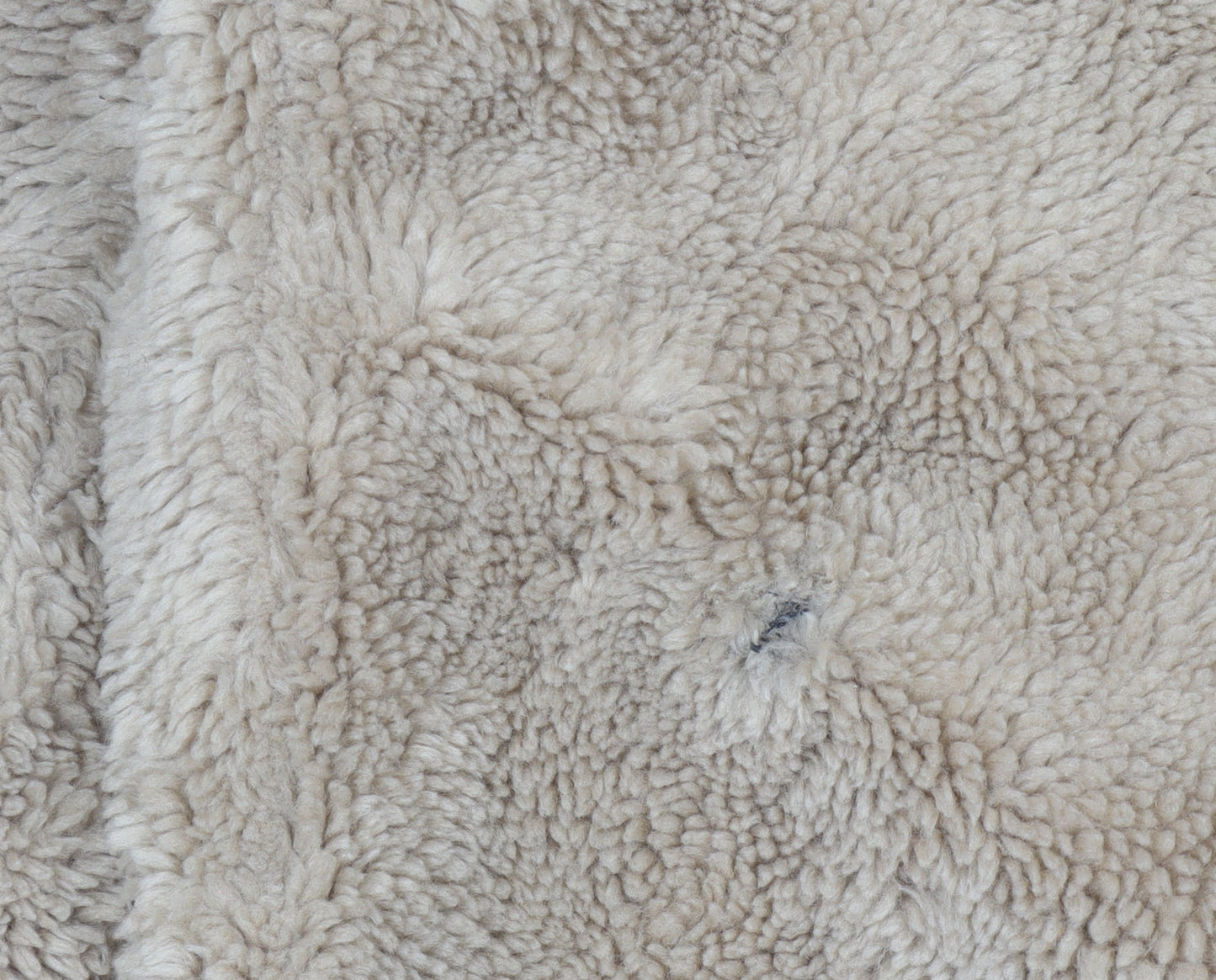 Topshop Women's Beige Faux Fur Mid-Length Coat Size 6
