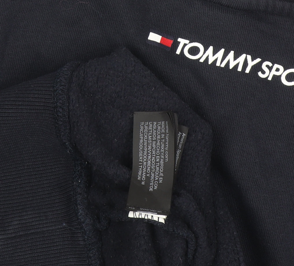 Tommy Sport Men's Blue Crew Neck Pullover Jumper M