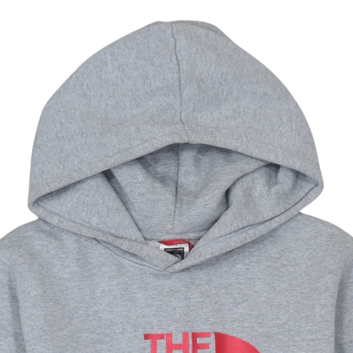 The North Face Girls Grey XL Logo Pullover Hoodie Sweatshirt