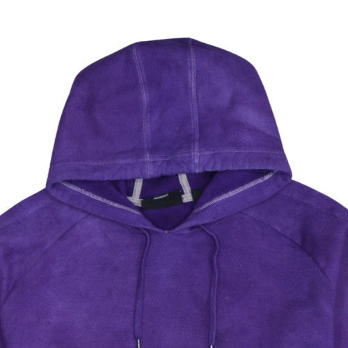 Calvin Klein Men's Purple Pullover Hoodie Medium Fleece Logo