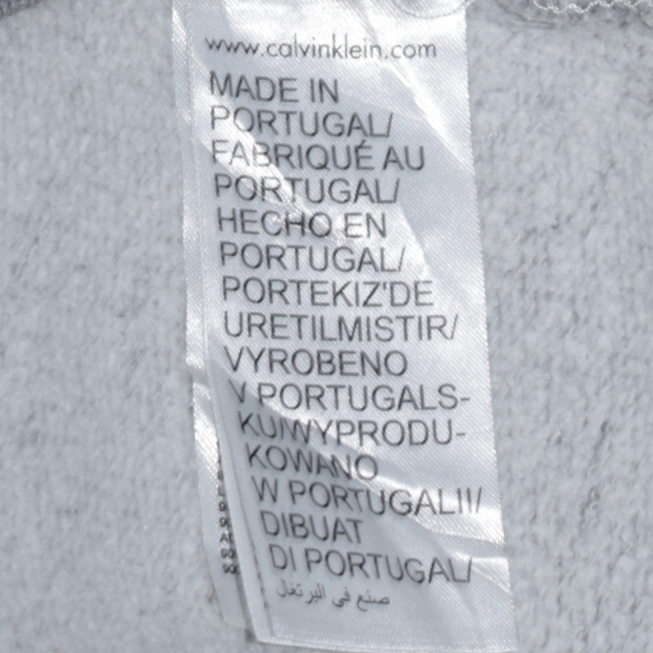 Calvin Klein Jeans Mens Grey Logo Pullover Sweatshirt Size M