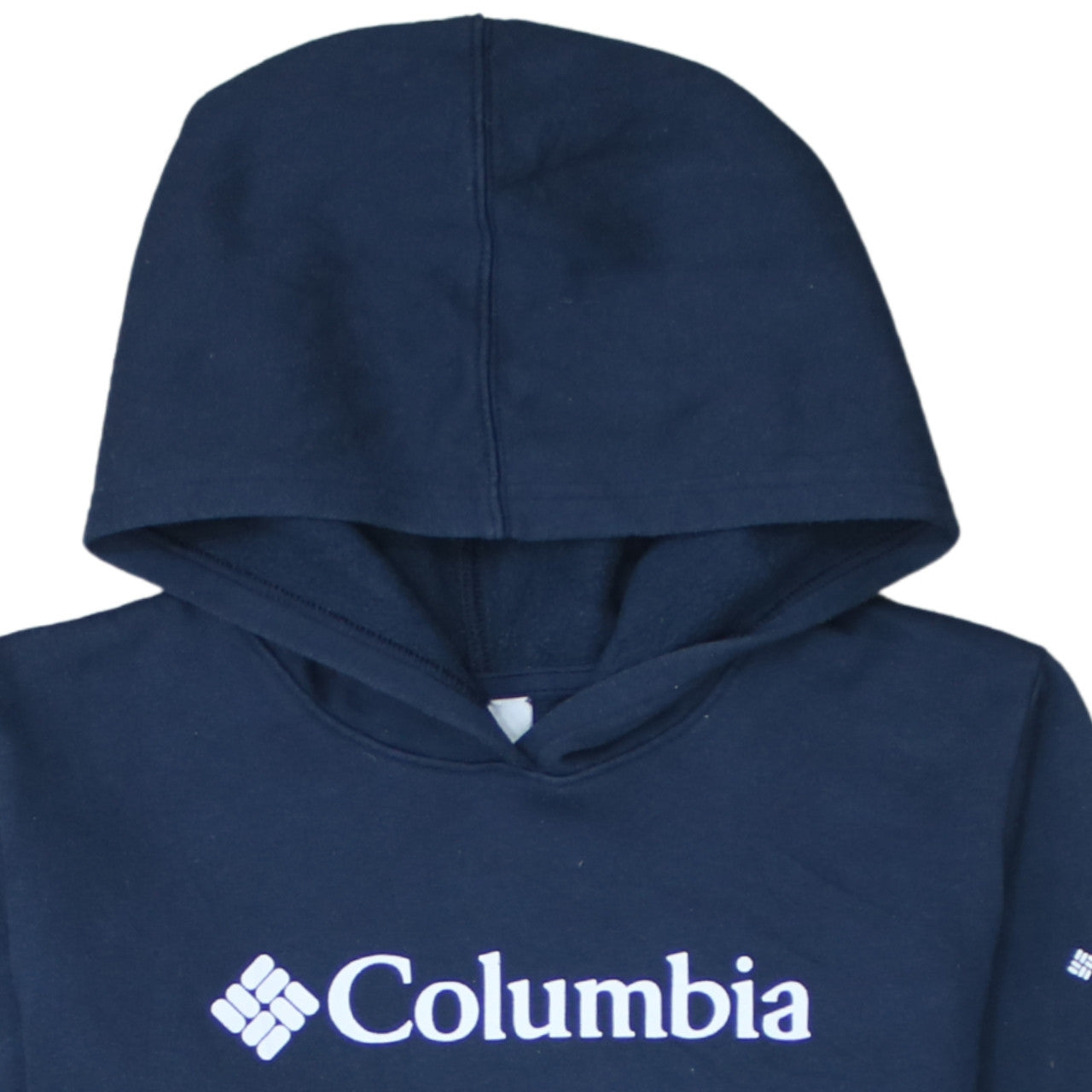 Columbia Women’s Navy Blue Pullover Hoodie Size M Cotton Blend Logo