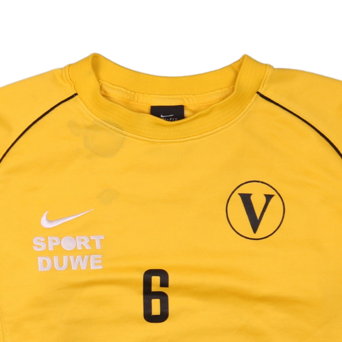Nike Boys Yellow Dri-Fit Pullover Football Sweatshirt XL 13-15 Years