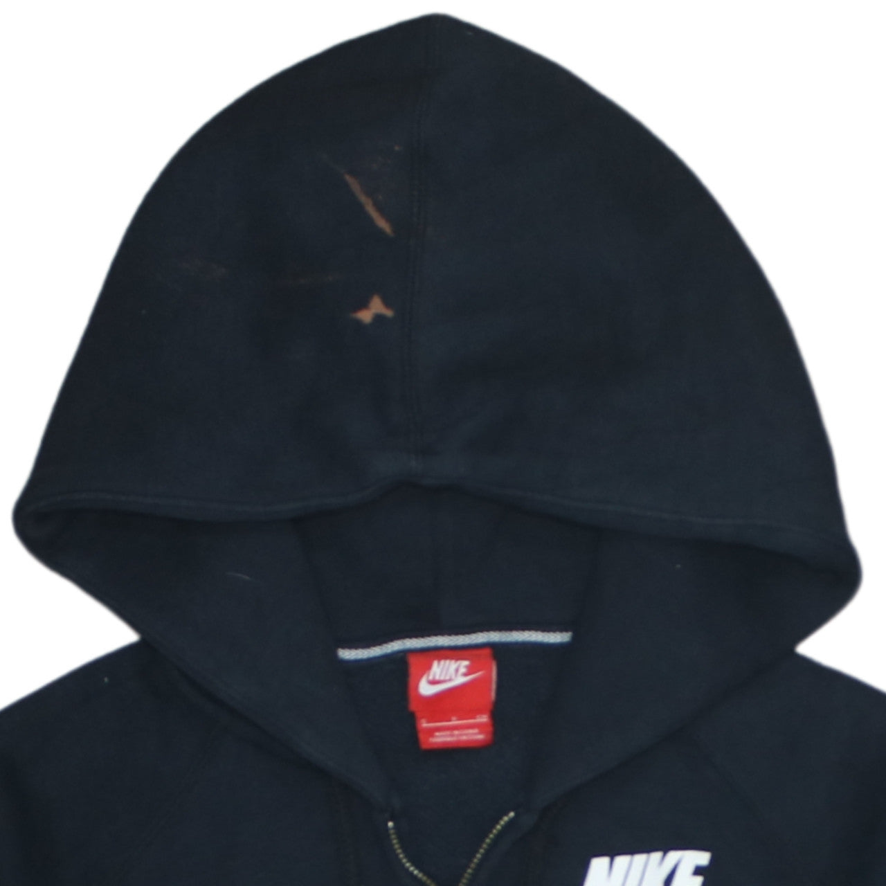 Nike Womens Black Small Full Zip Hoodie Sweatshirt