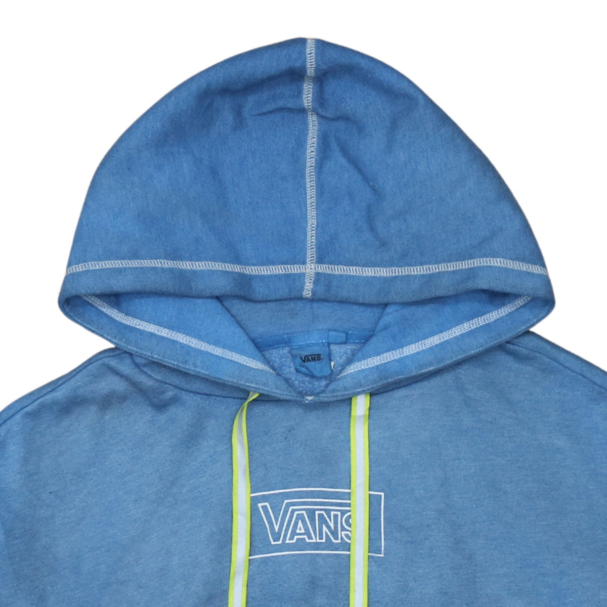 Vans Women's Blue Medium Pullover Hoodie with Logo Print