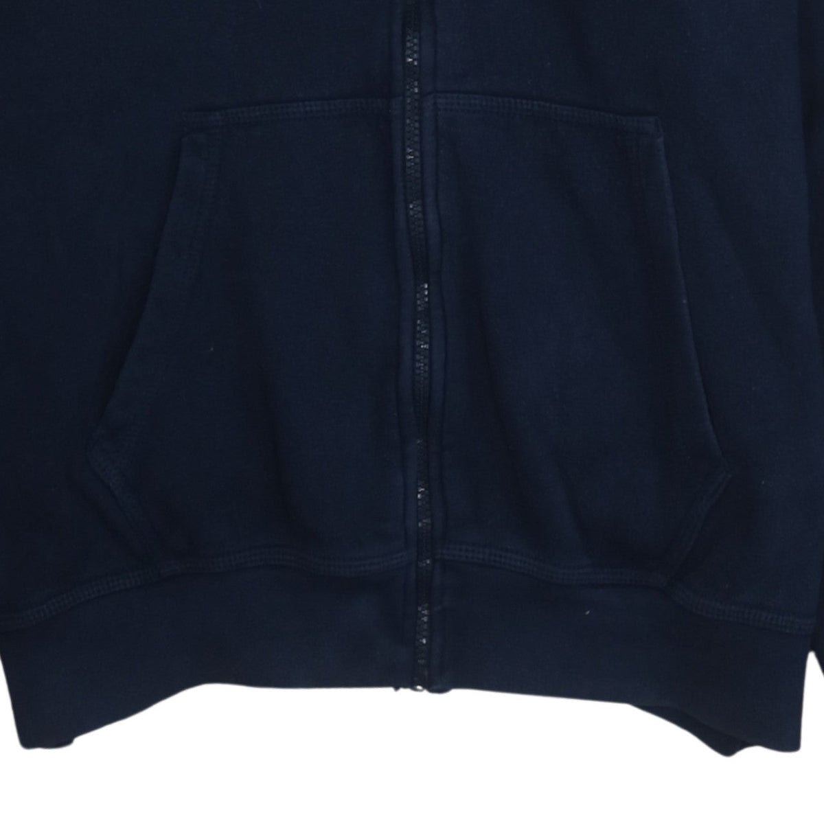 Nike Men Blue Full Zip Fleece Hoodie L Regular Fit Sportswear
