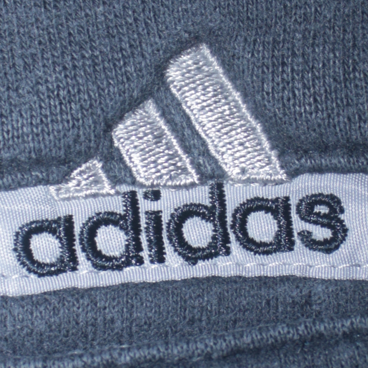 Adidas Men’s Blue Pullover Sweatshirt Size L Crew Neck Logo Fleece