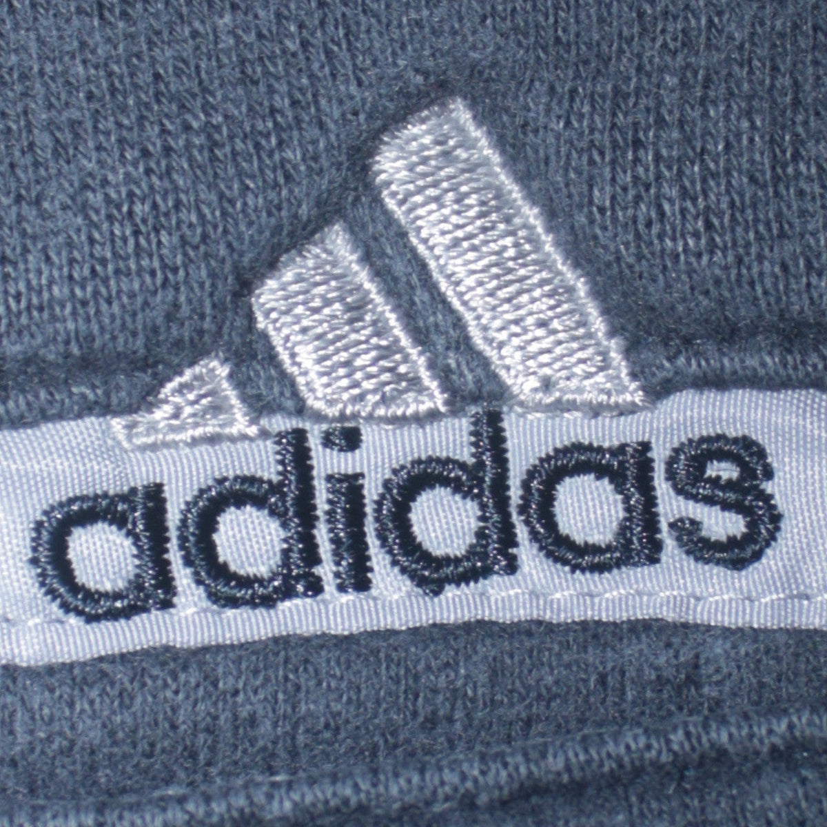 Adidas Men’s Blue Pullover Sweatshirt Size L Crew Neck Logo Fleece
