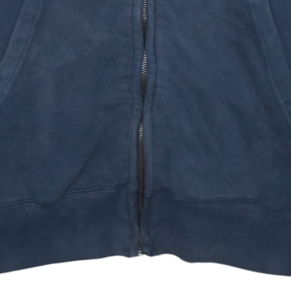 Barbour Men's Blue Full Zip Hoodie Size S Cotton Blend