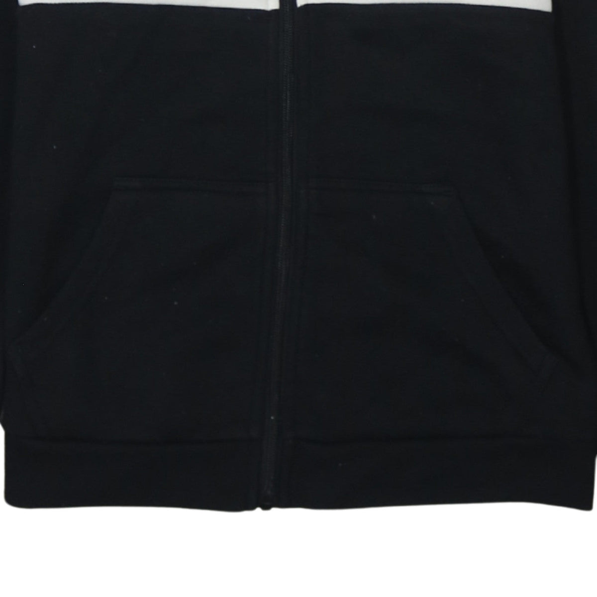 Fila Men’s Black & White Full Zip Hoodie Size S Regular Fit