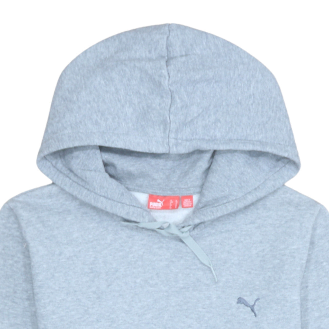 Puma Women Grey Pullover Hoodie Size 16 Hooded Sweatshirt