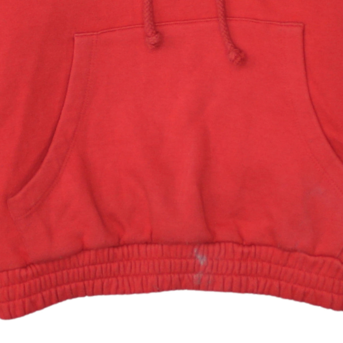 Tommy Jeans Womens Red Navy Hoodie M Logo Print Pullover