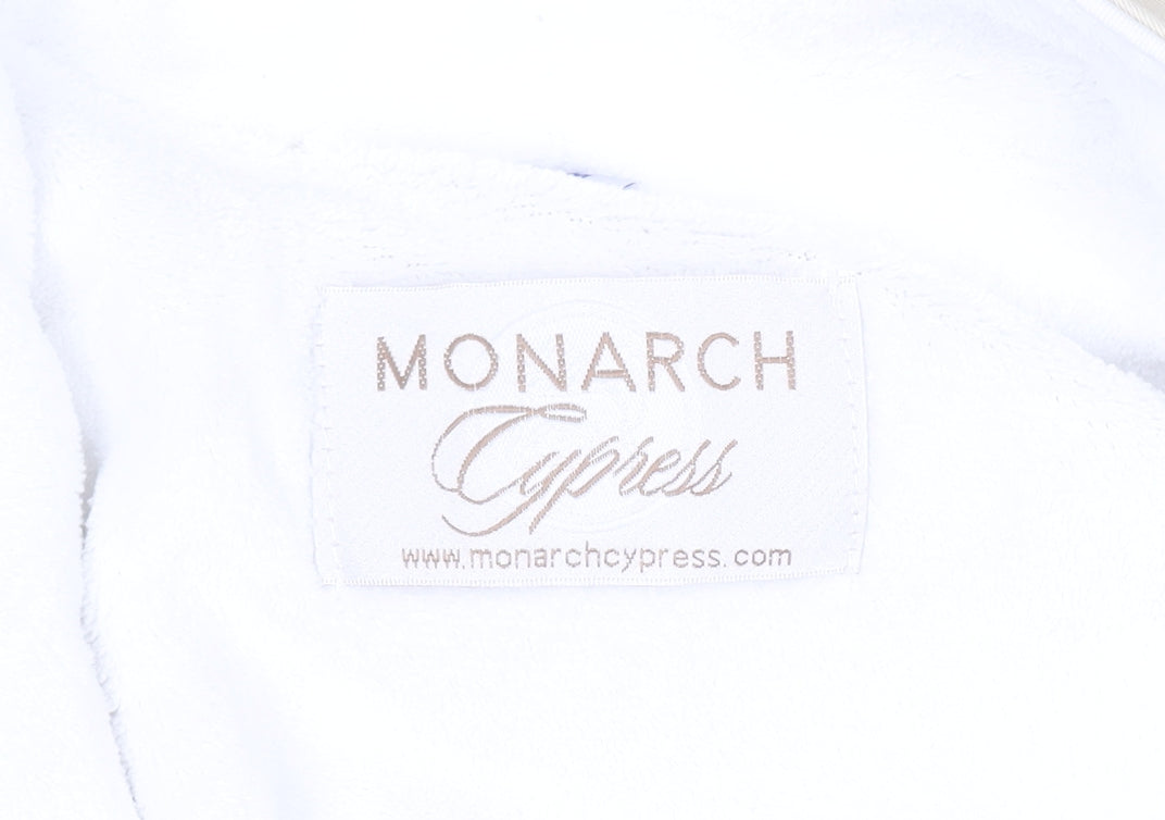 Monarch Cypress Women Beige Fleece Kimono Robe M