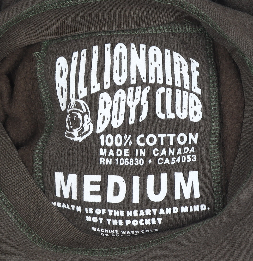 Billionaire Boys Club Mens Brown Medium Pullover Sweatshirt Logo Graphic