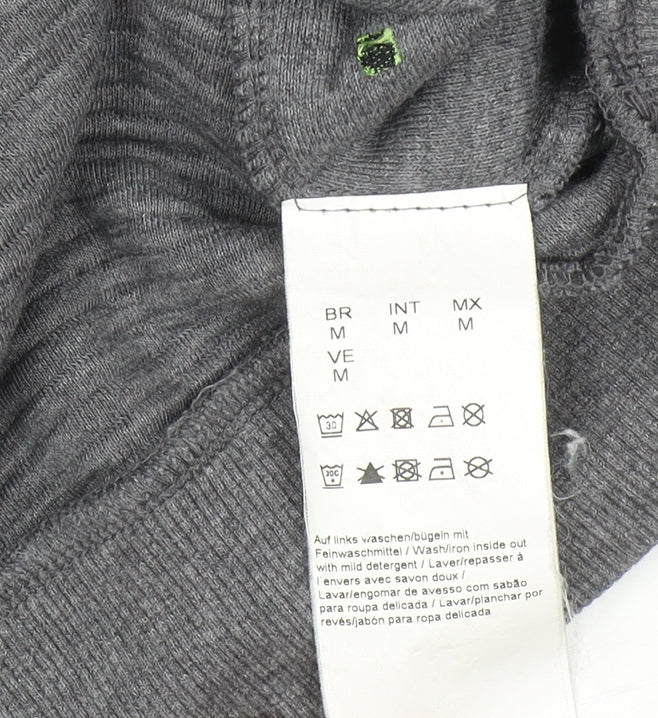 Hugo Boss Men's Grey Slim Fit Crew Neck Sweatshirt Size M
