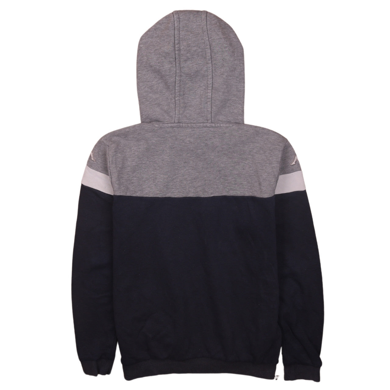 Kappa Boys Grey & Navy Pullover Hoodie 12 Years Football Club Design