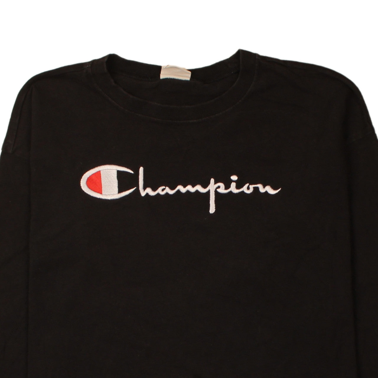 Champion Women's Black Medium Pullover Sweatshirt with Logo