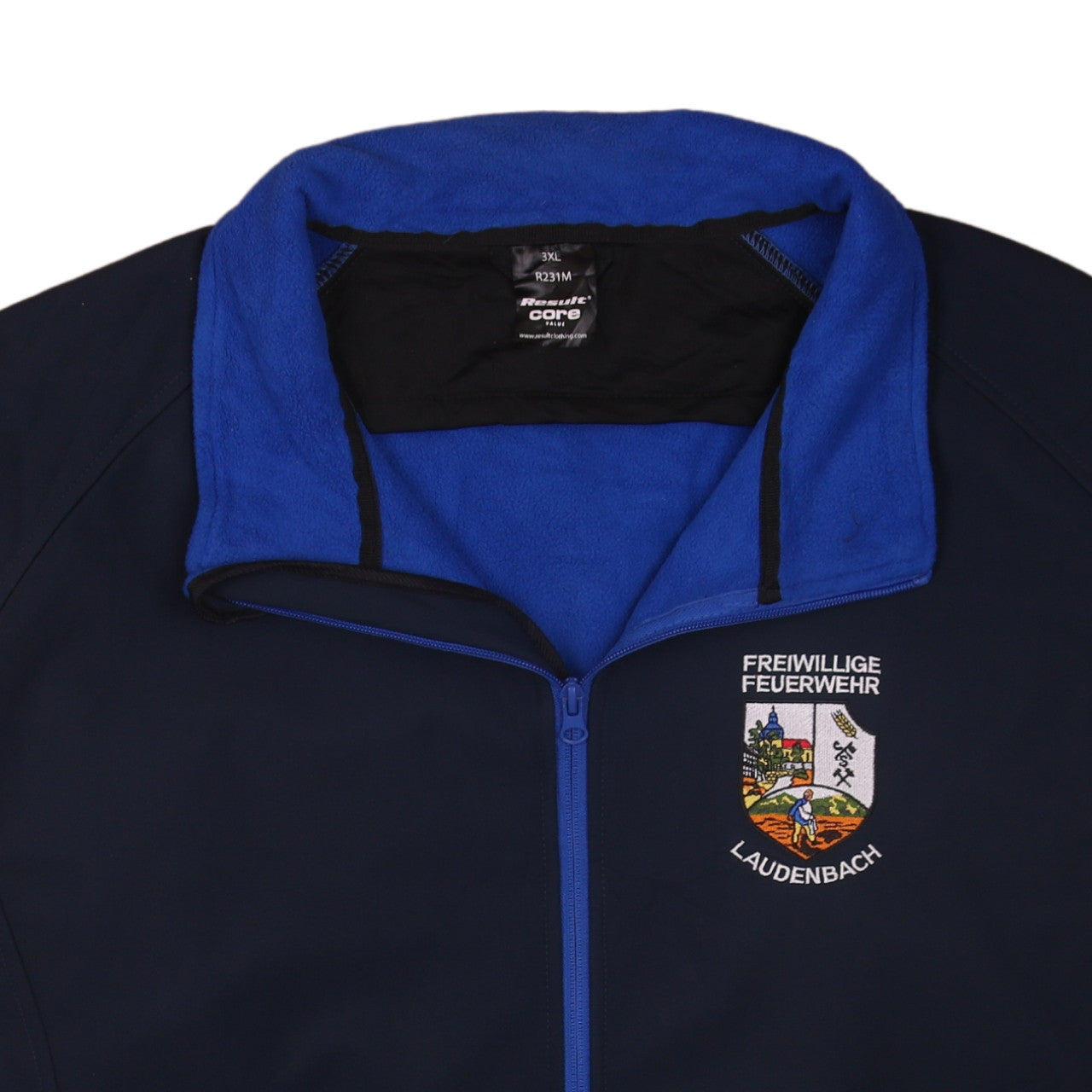 Result Core Mens 3XL Blue Softshell Work Jacket