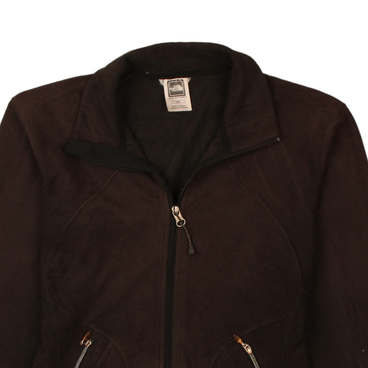 The North Face Women's Brown Full Zip Fleece Jacket Size S