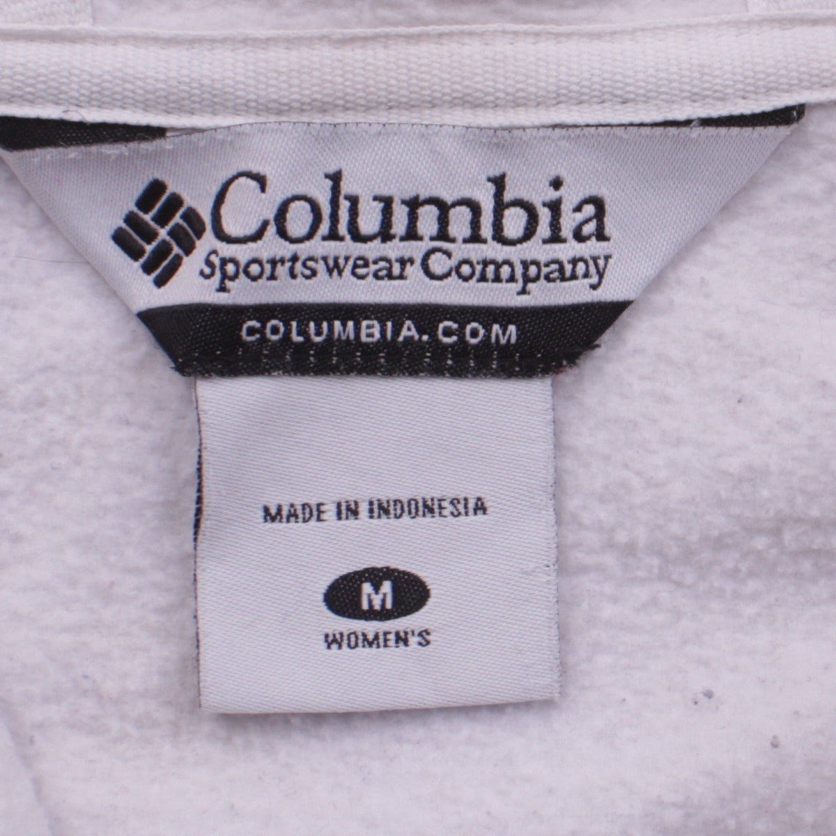 Columbia Women's White Full Zip Hoodie Size M Ohio State Logo