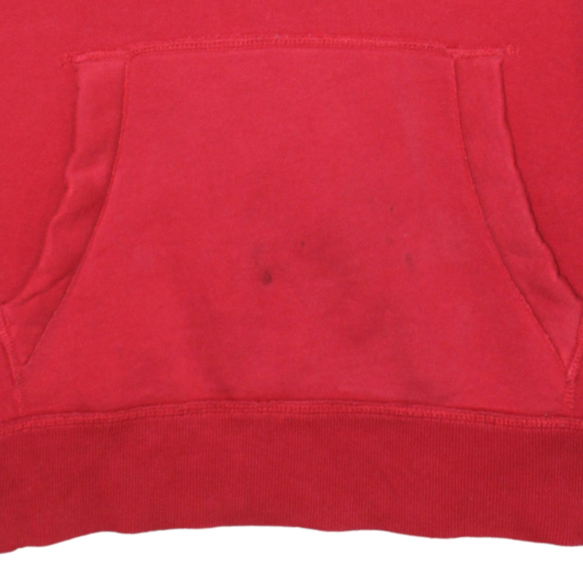 Hollister Men's Red Pullover Hoodie M Logo Graphic Cotton Fleece