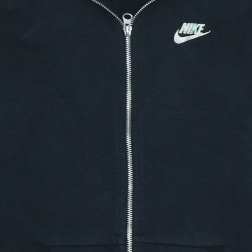 Nike Mens Black Full Zip Hooded Fleece Hoodie Size S