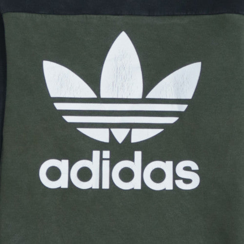 Adidas Men’s Green Crew Neck Logo Sweatshirt XS Regular Fit