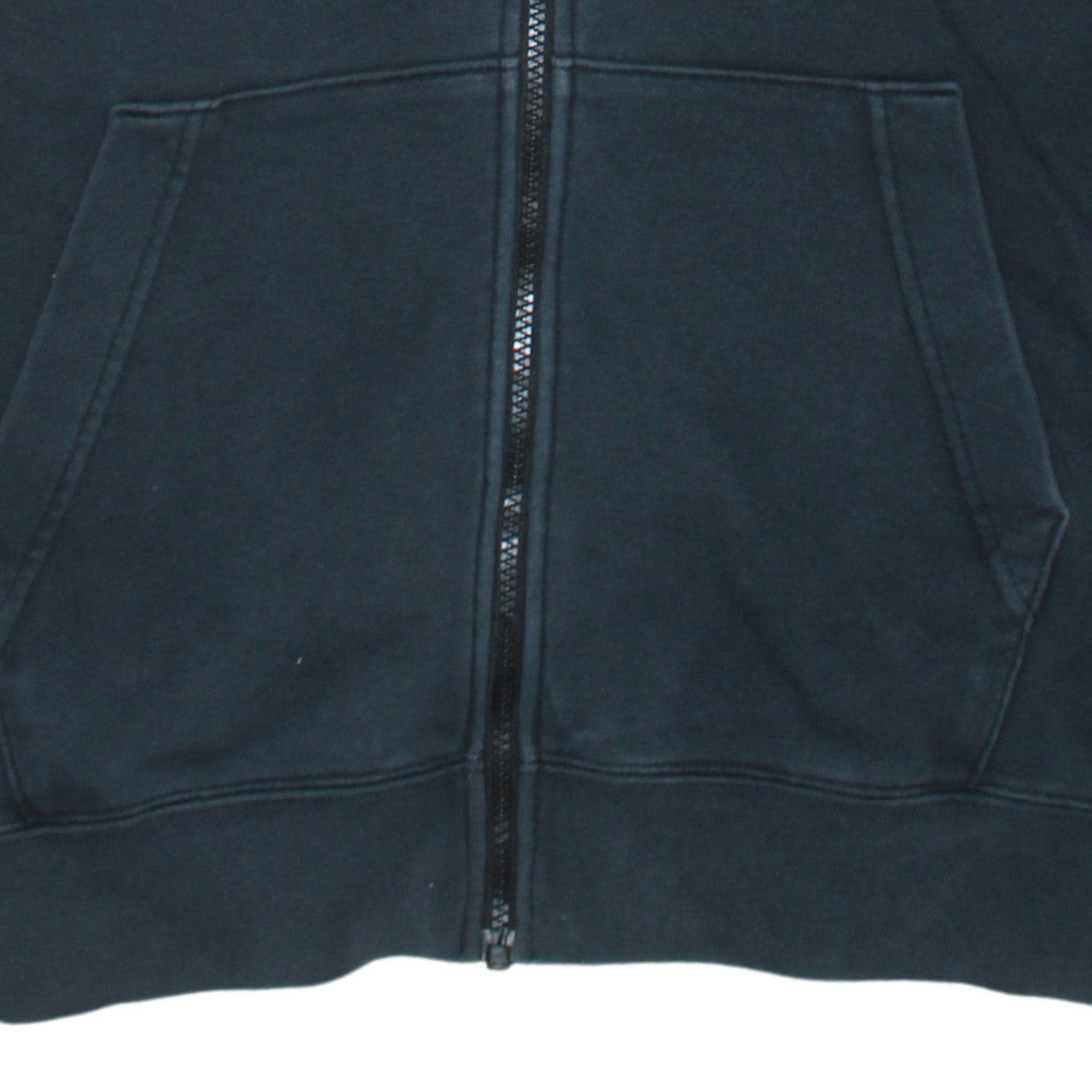 Nike Men's Black Full Zip Hoodie M Regular Fit Fleece Sweatshirt