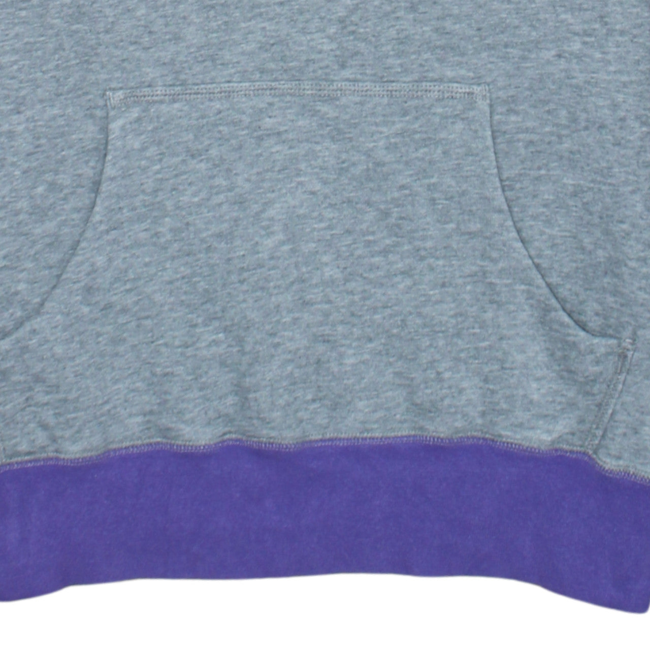 Nike Boys Multicoloured Pullover Hoodie L 14-16 Years Grey Purple Logo