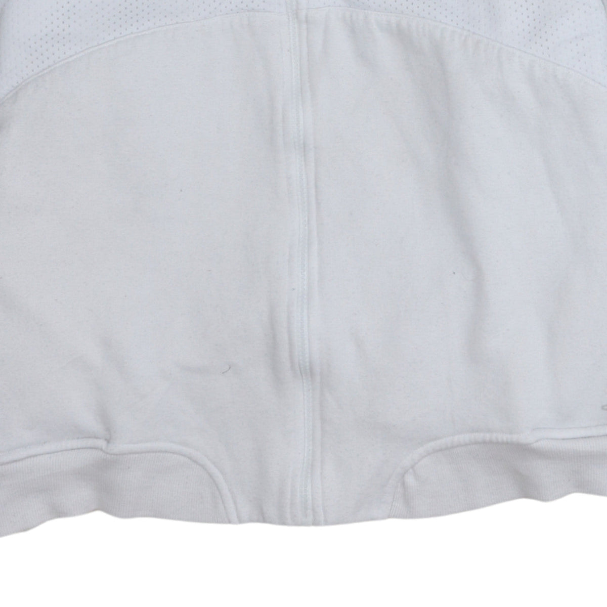 Umbro Women White Full Zip Hoodie Size M Athletic Fit