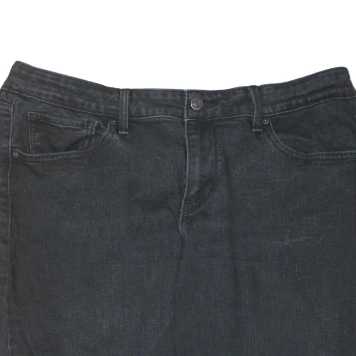 Levi's 811 Curvy Skinny Black Jeans Women Size 33 Slim Fit Denim