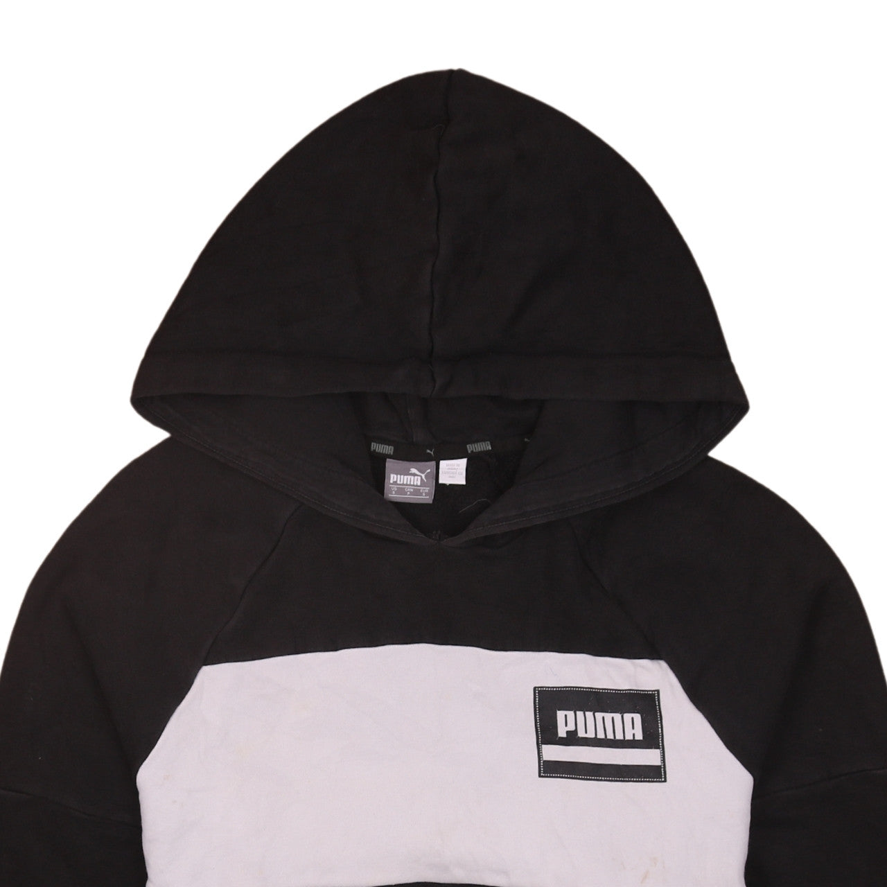 Puma Men's Black Pullover Hoodie Small Logo Sportswear