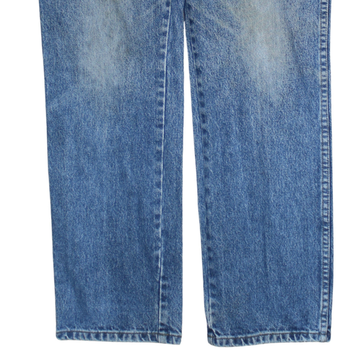 Wrangler Men's Blue Straight Leg Denim Jeans 34x32 Regular Fit