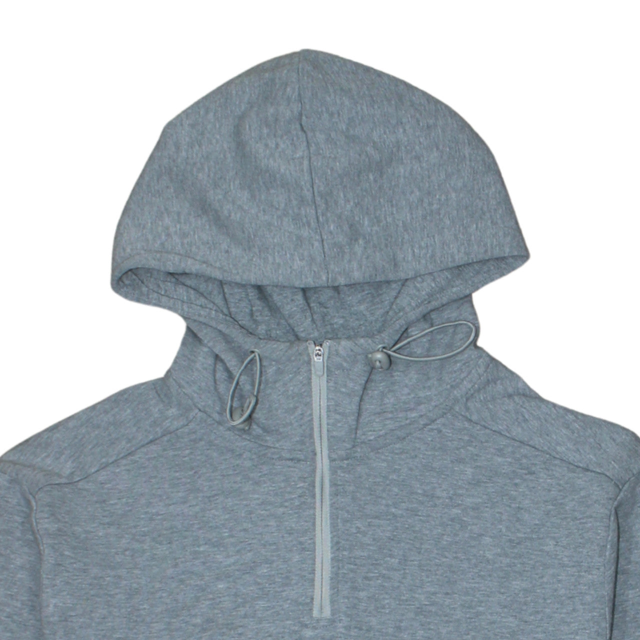 Puma Men's Grey 1/2 Zip Hooded Sweatshirt S Regular Fit