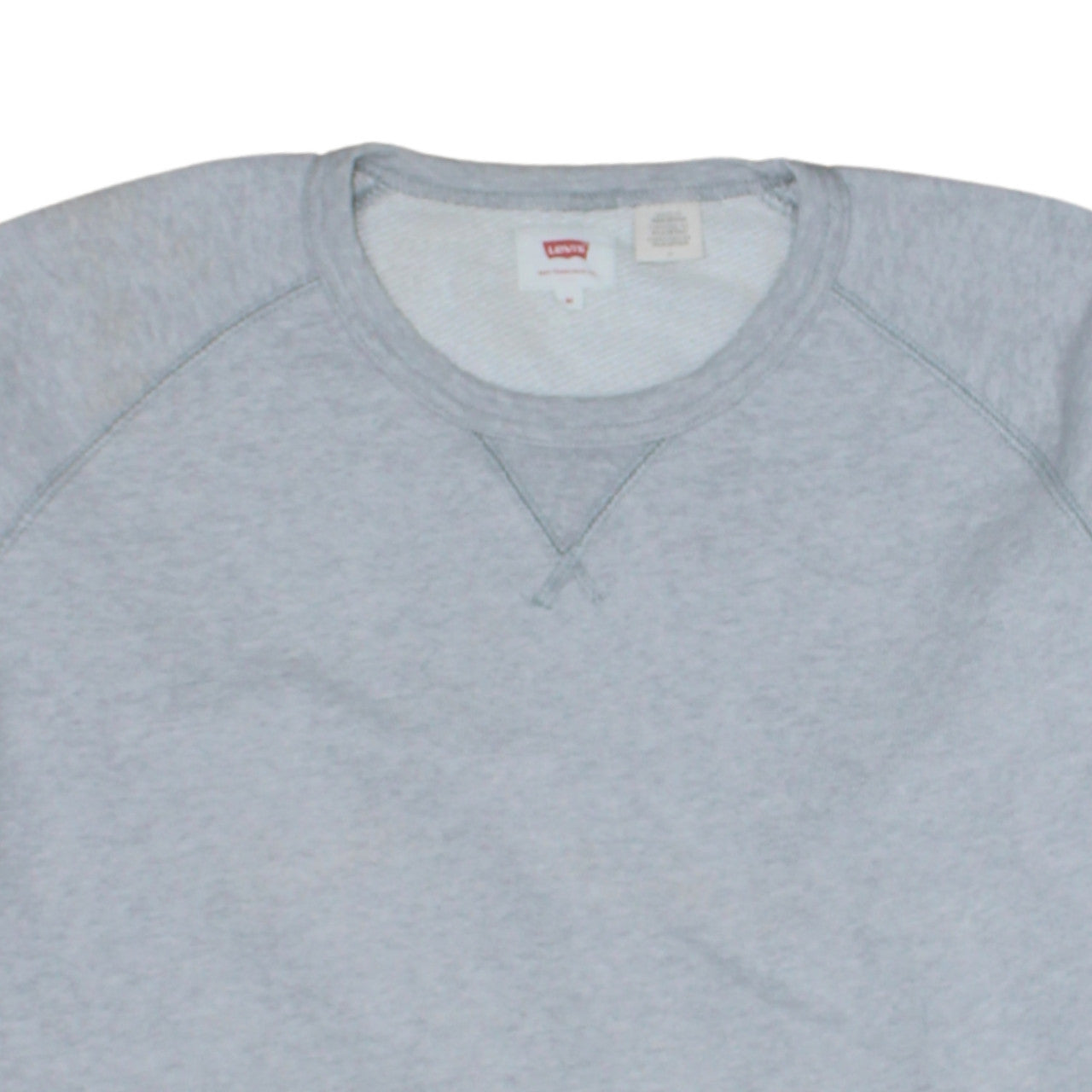 Levi's Men's Grey Crew Neck Pullover Sweatshirt M Regular Fit