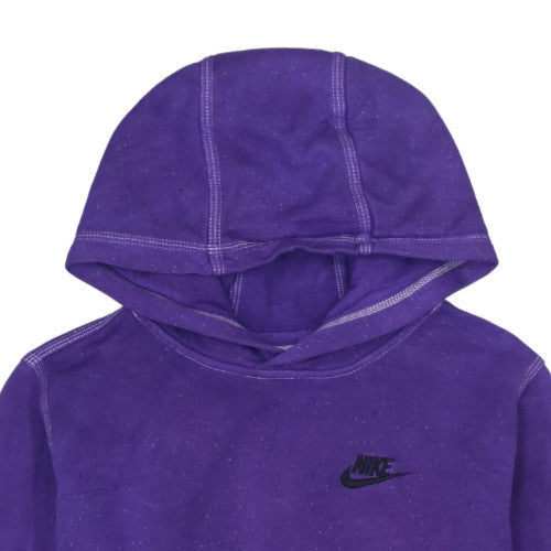 Nike Boys Purple Pullover Hoodie XL (158-170cm) Casual Cotton Sweatshirt