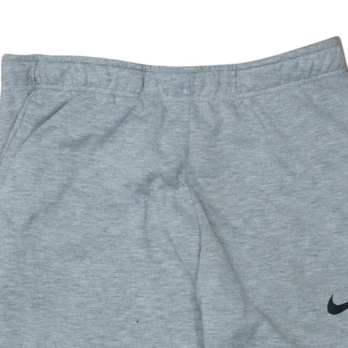 Nike Men's Grey Dri-Fit Jogger Sweatpants L Casual Elastic Waist