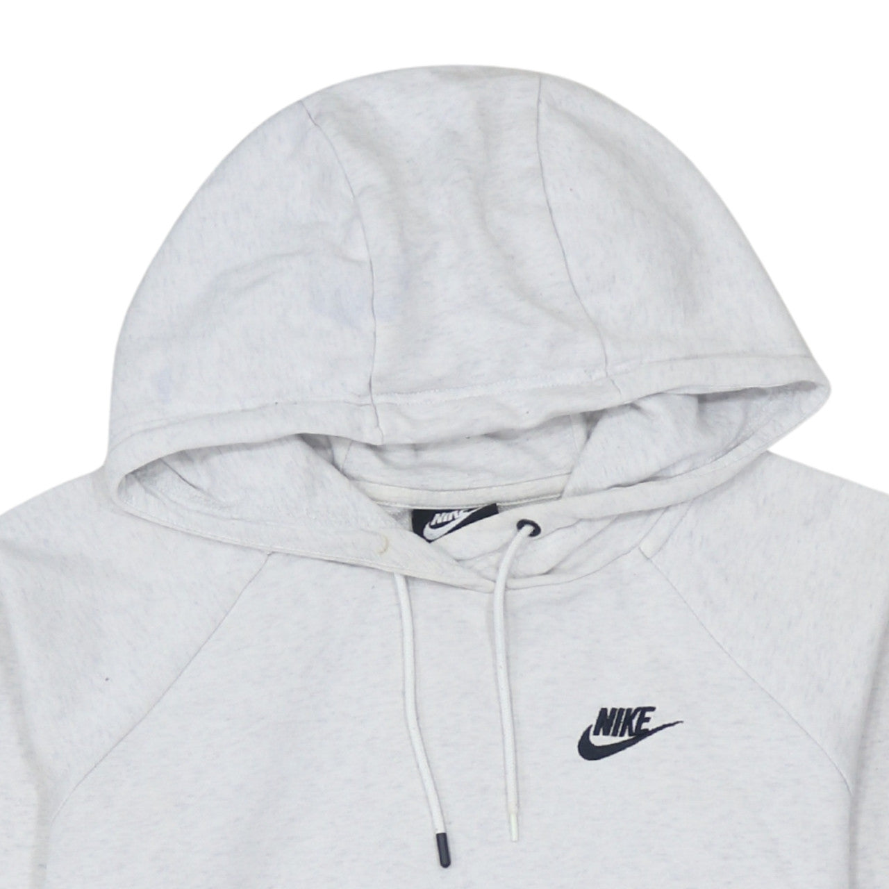 Nike Women’s Grey Pullover Hoodie Small Cotton Blend Sportswear