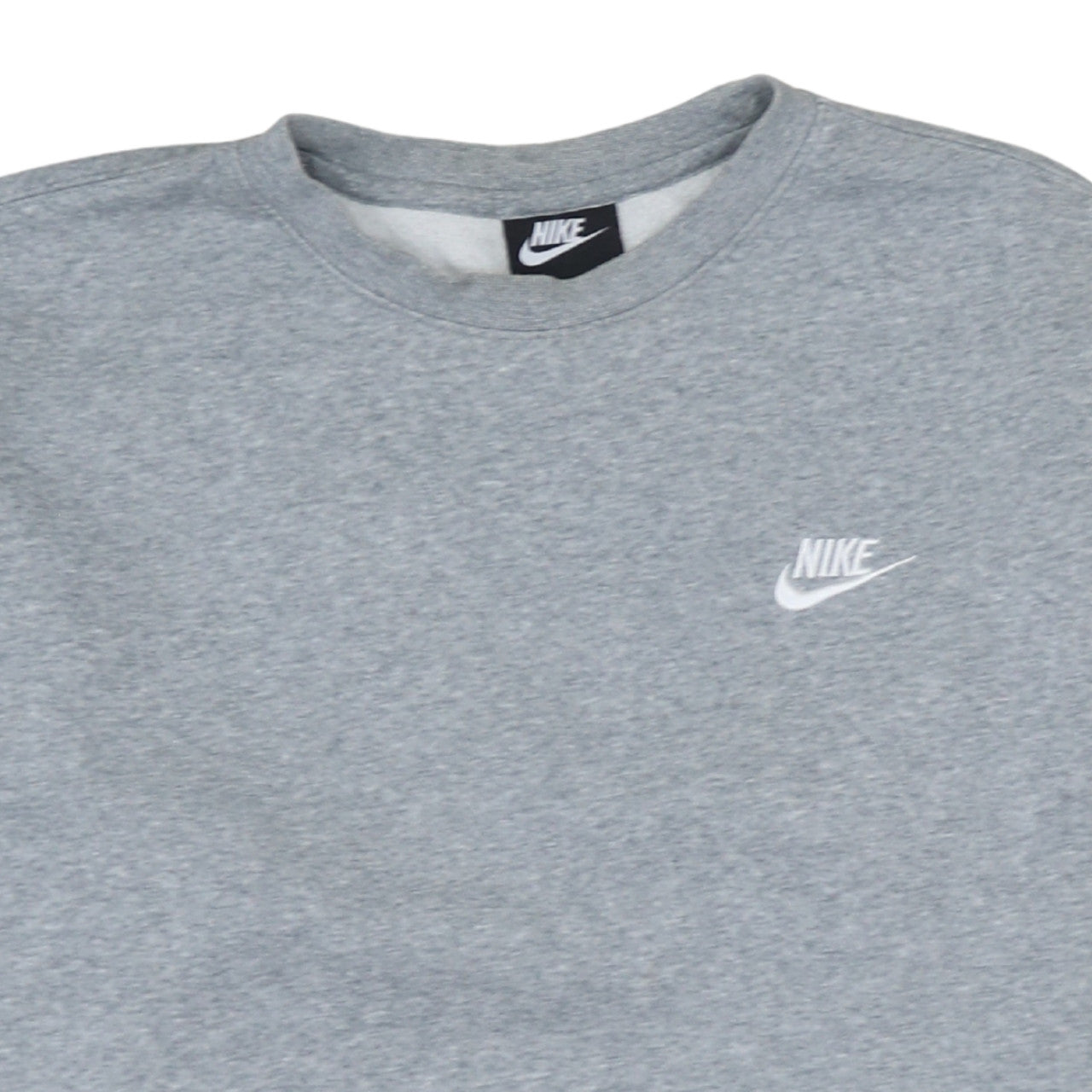 Nike Men's Grey Crew Neck Pullover Sweatshirt Size M