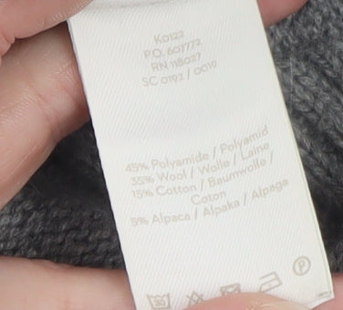 Boden Women's Grey Wool Blend Long Cardigan Size S