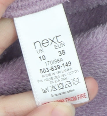Next Women's Purple High Neck Pullover Sweatshirt Size 10