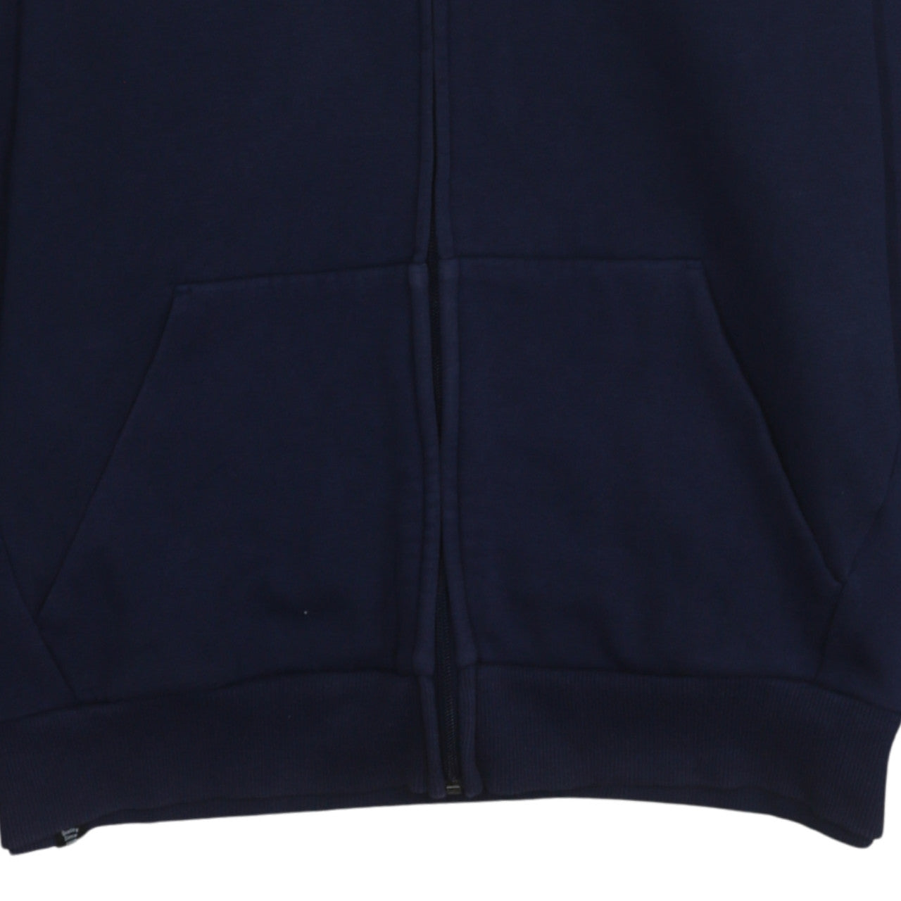 Puma Men's Blue Full Zip Hoodie Size L Sportswear Fleece