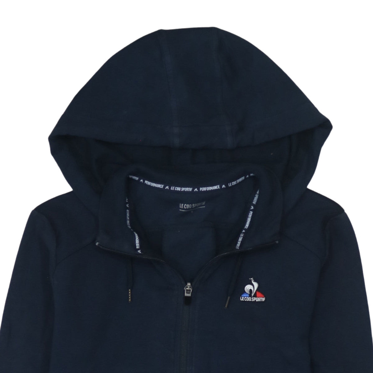 Le Coq Sportif Men's Blue Full Zip Hoodie Size S