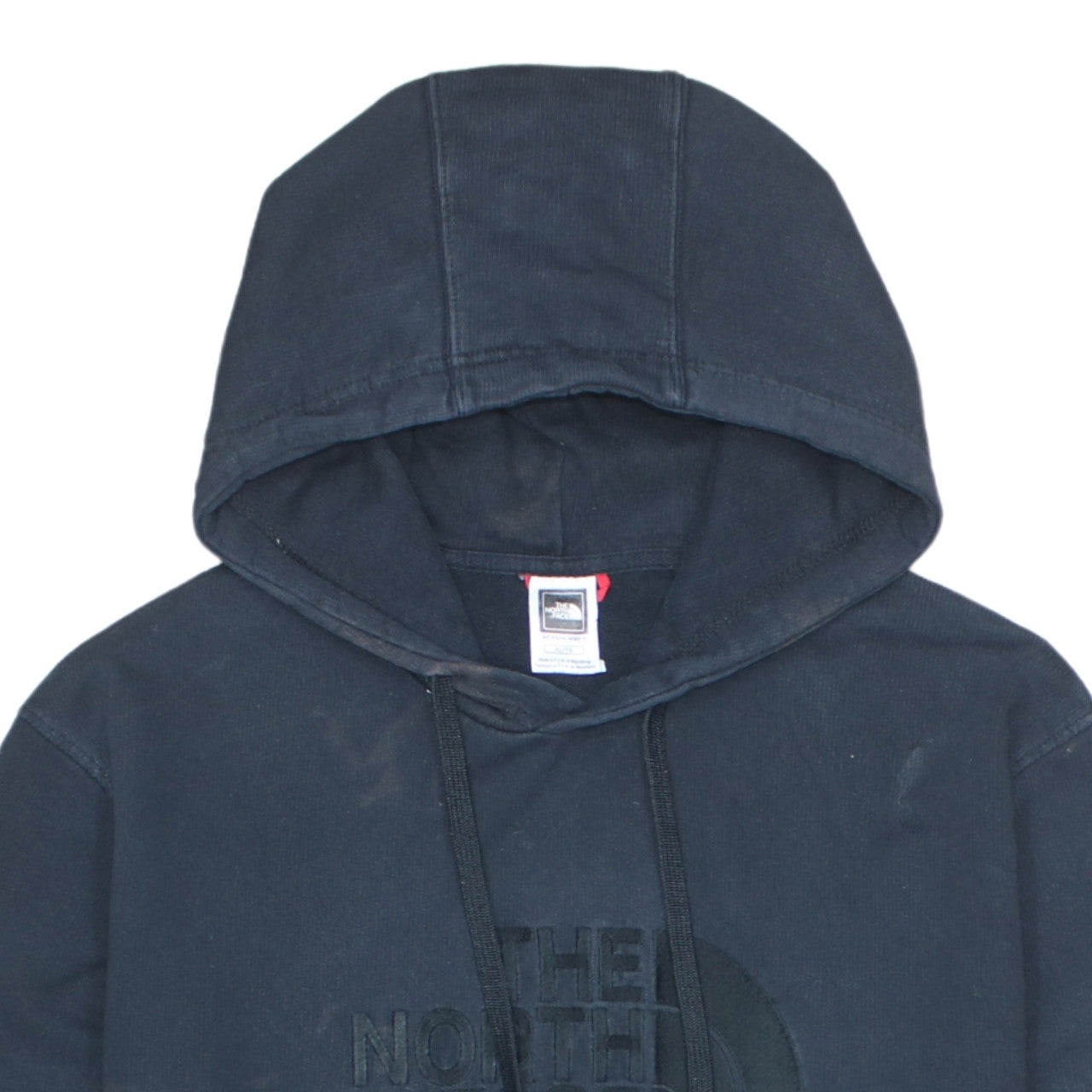 The North Face Mens Navy Blue XL Pullover Hoodie 100% Cotton Casual