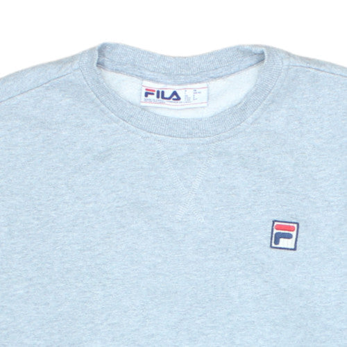 Fila Men's Grey Small Pullover Crew Neck Sweatshirt