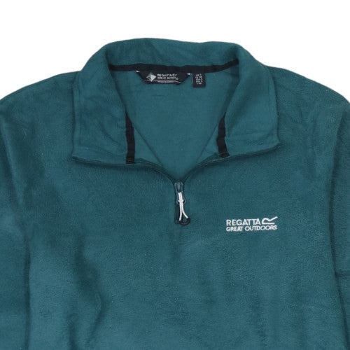 Regatta Men's Green Fleece Half Zip Outdoor Jumper Size S