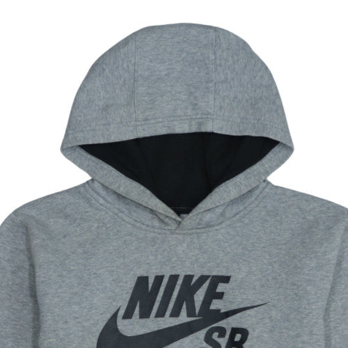 Nike SB Boys Grey Pullover Hoodie XL 13-15 Years Skateboarding Style