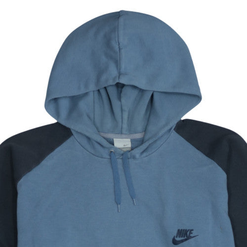 Nike Men's Blue Pullover Hoodie Medium Long Sleeve Fleece